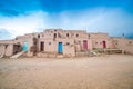 Taos Pueblo - traditional type of Native Indians architecture Royalty Free Stock Photo